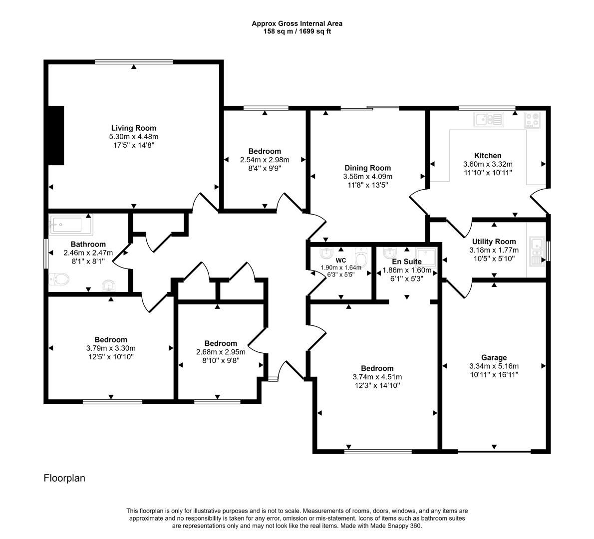 4 bed detached bungalow for sale in Golwg Y Twr, Llanarthney
