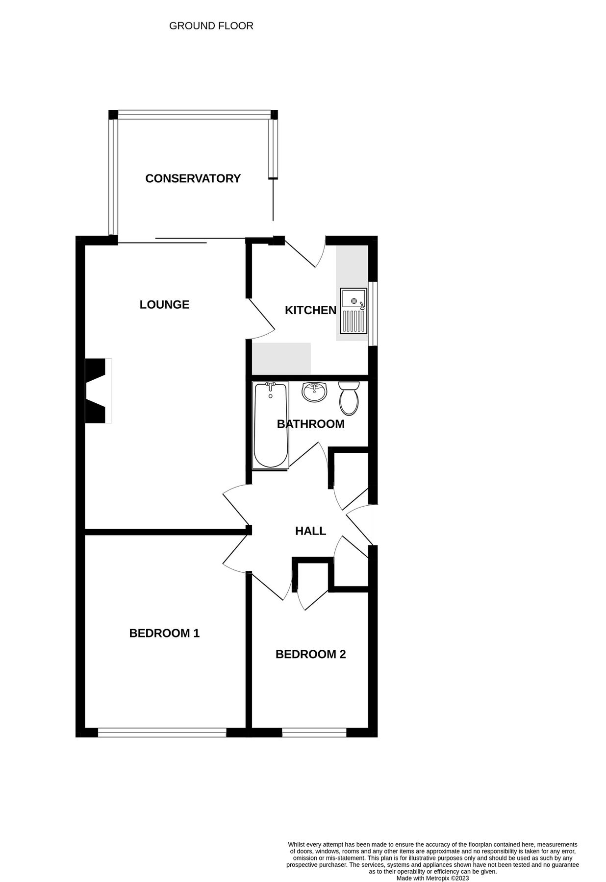 2 bed detached bungalow for sale in Royal Oak Drive, Selston