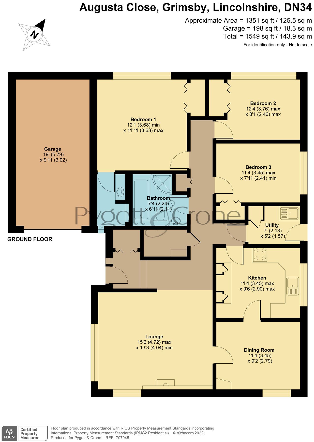 3 bed bungalow for sale in Augusta Close, Grimsby DN34 Zoopla
