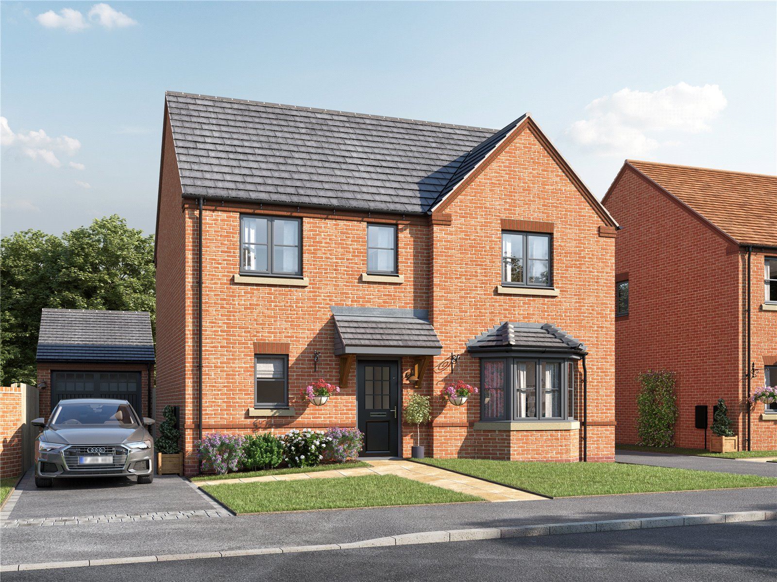 New home, 3 bed detached house for sale in Hayfield Wood, Sam's Lane