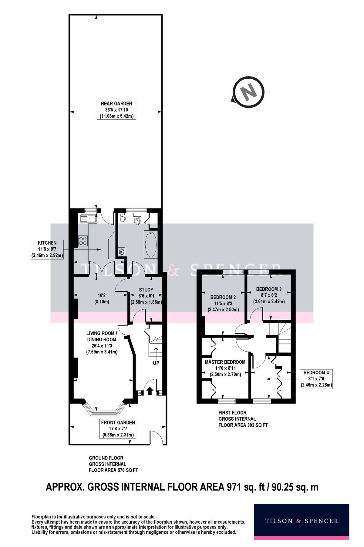 4 bed terraced house for sale in Oxford Road, Enfield EN3 Zoopla