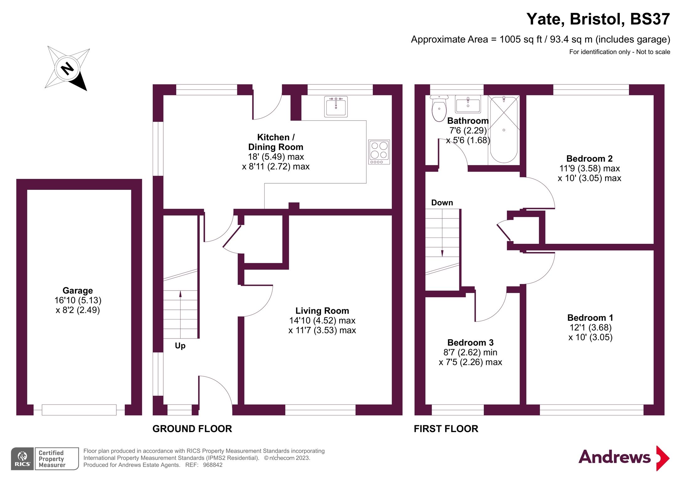 3 bed end terrace house for sale in Hatherley, Yate, Bristol BS37 Zoopla