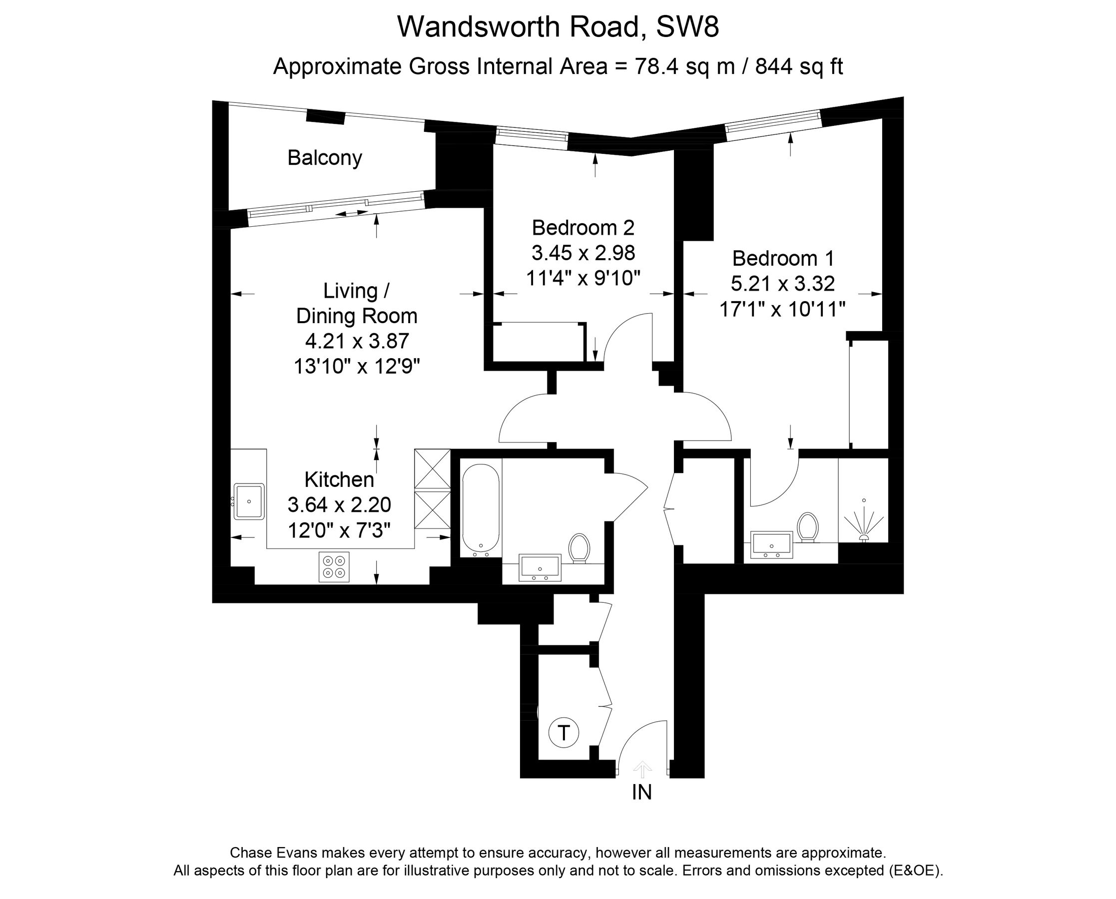 2 bed flat to rent in Gladwin Tower, Nine Elms Point, Vauxhall SW8 Zoopla