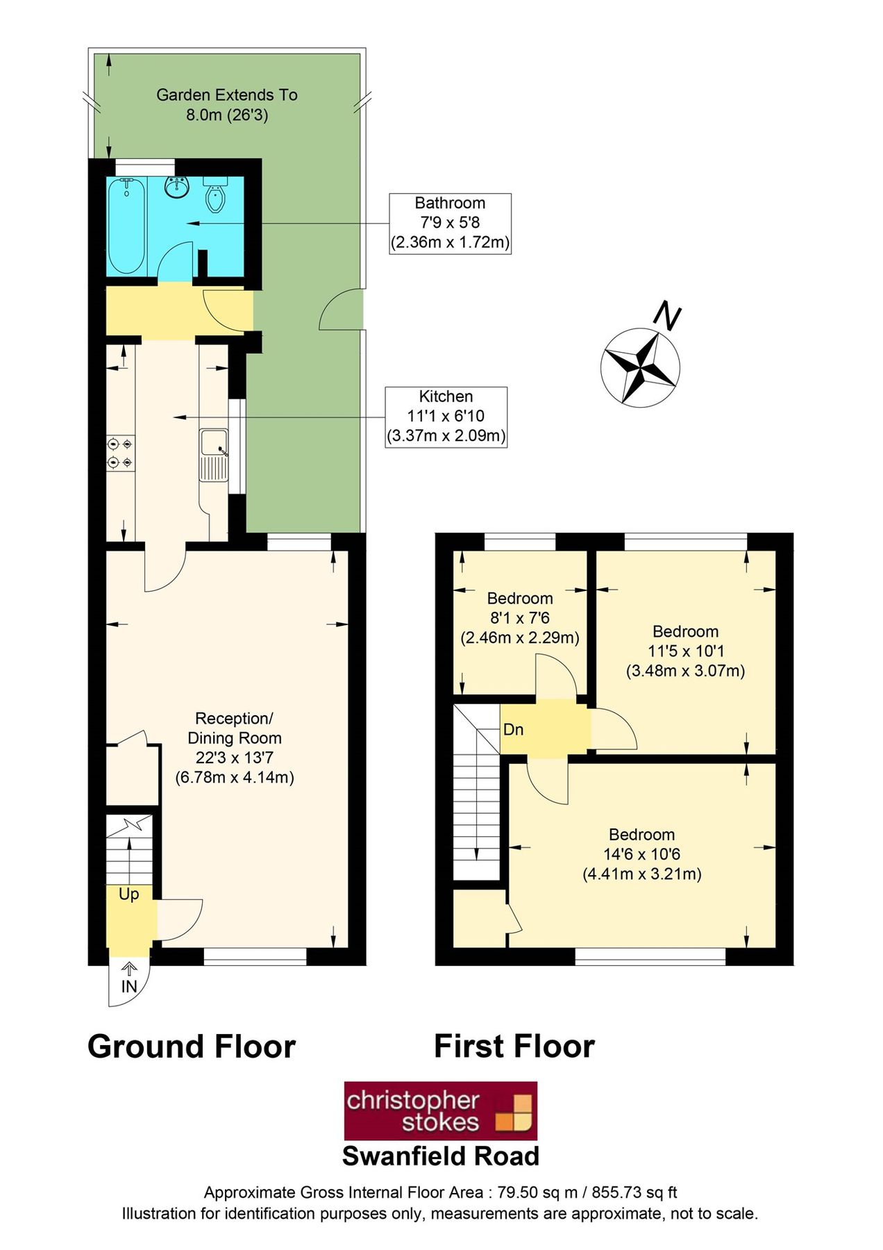 3 bed terraced house for sale in Swanfield Road, Waltham Cross EN8 Zoopla