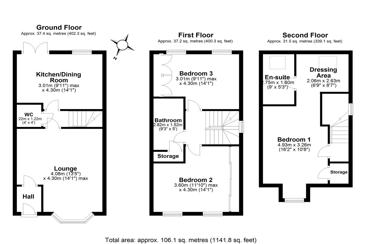 3 bed town house for sale in Waterside Drive, Frodsham WA6 Zoopla