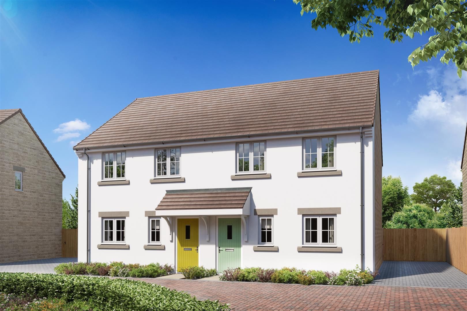 New home, 3 bed semidetached house for sale in Drovers Green, Yatton