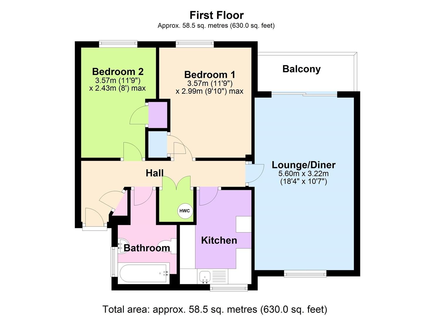 2 bed for sale in Malting Mead, Endymion Road, Hatfield AL10