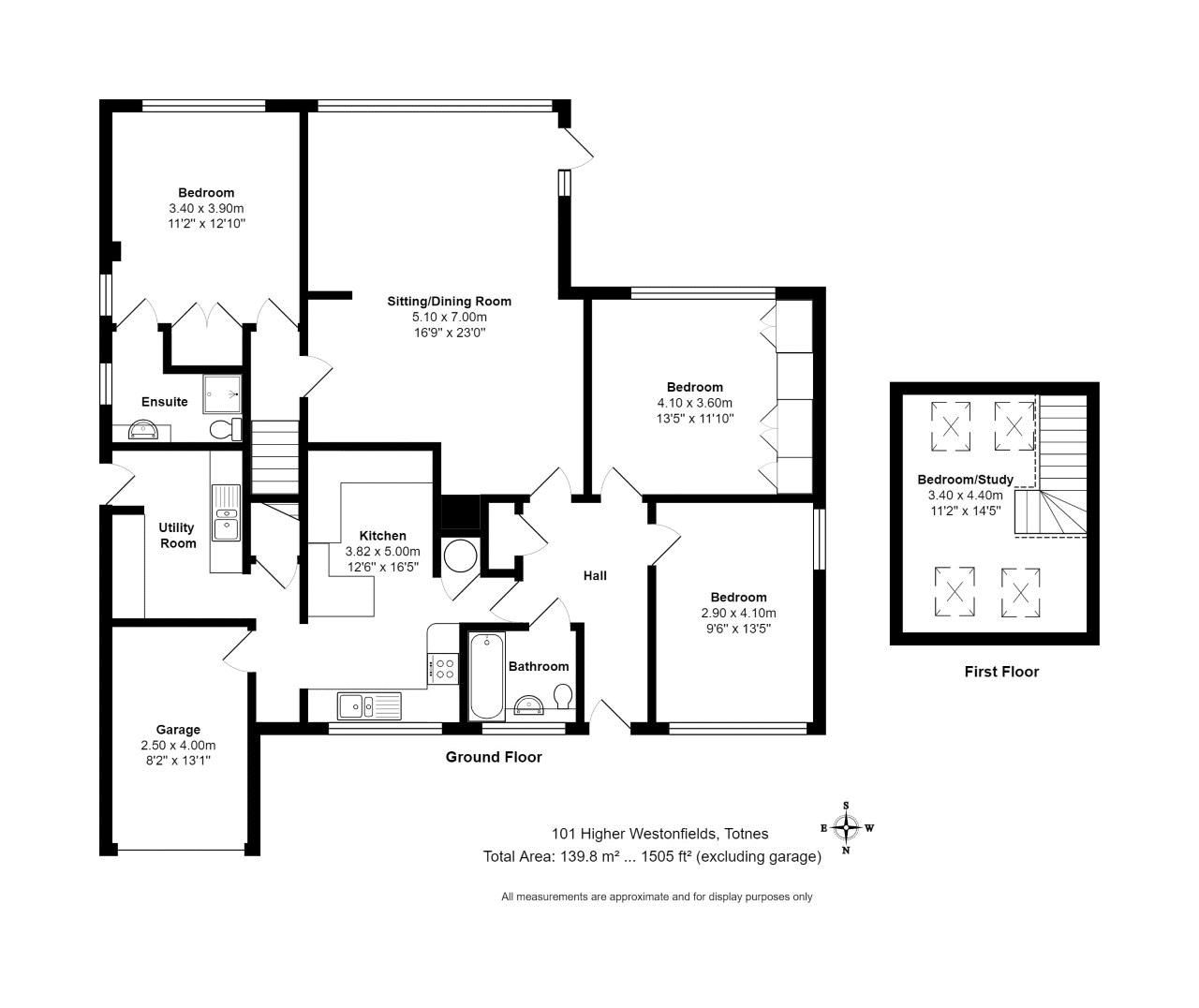 4 bed detached bungalow for sale in Higher Westonfields, Totnes TQ9