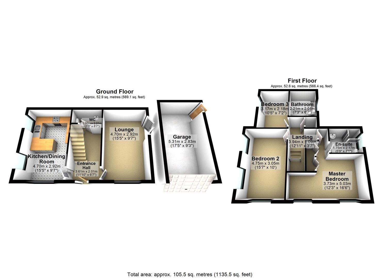 3 bed end terrace house for sale in Wye Valley Road, Peterborough PE2
