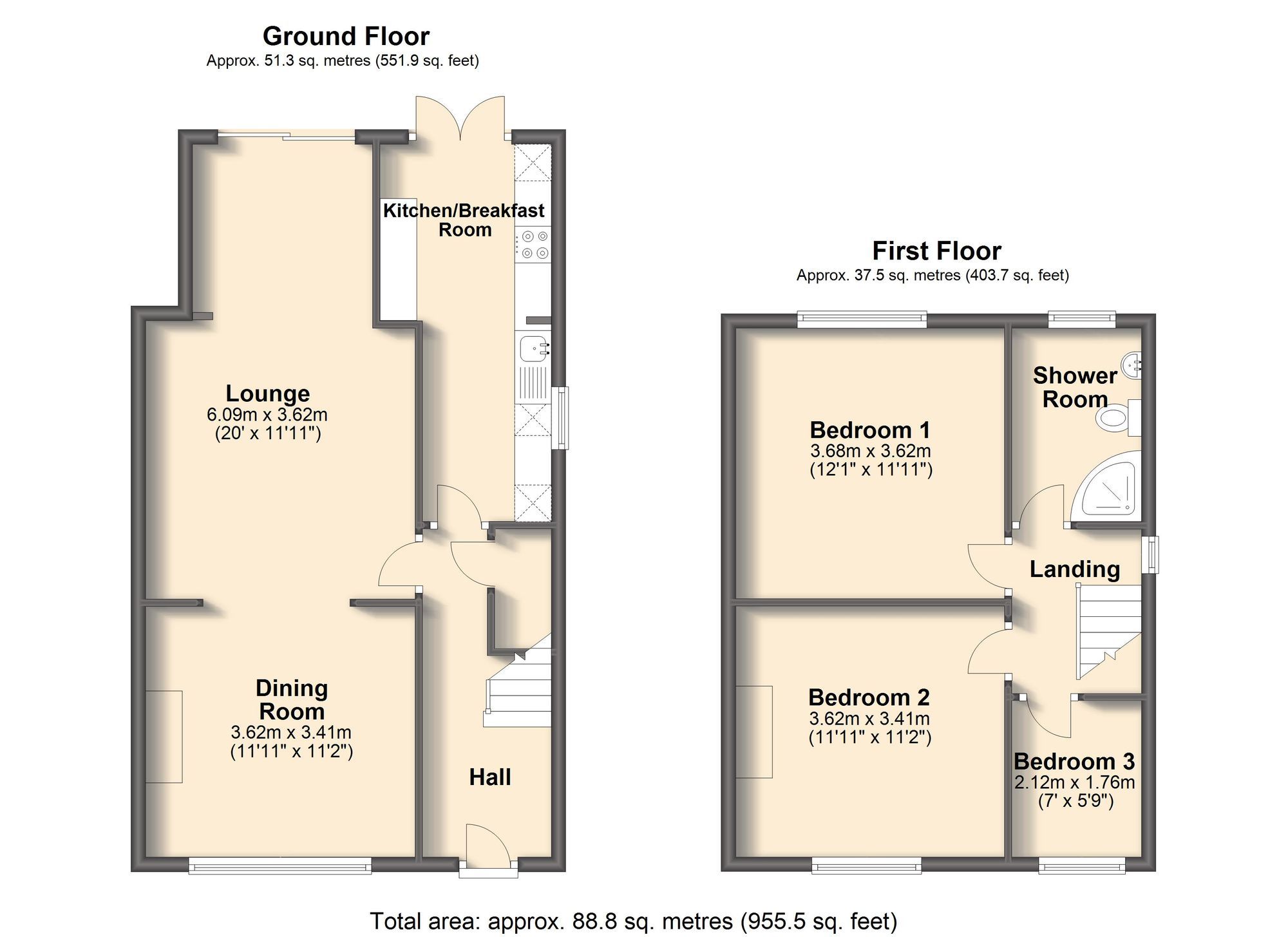 3 bed semidetached house for sale in Williamthorpe Road, North