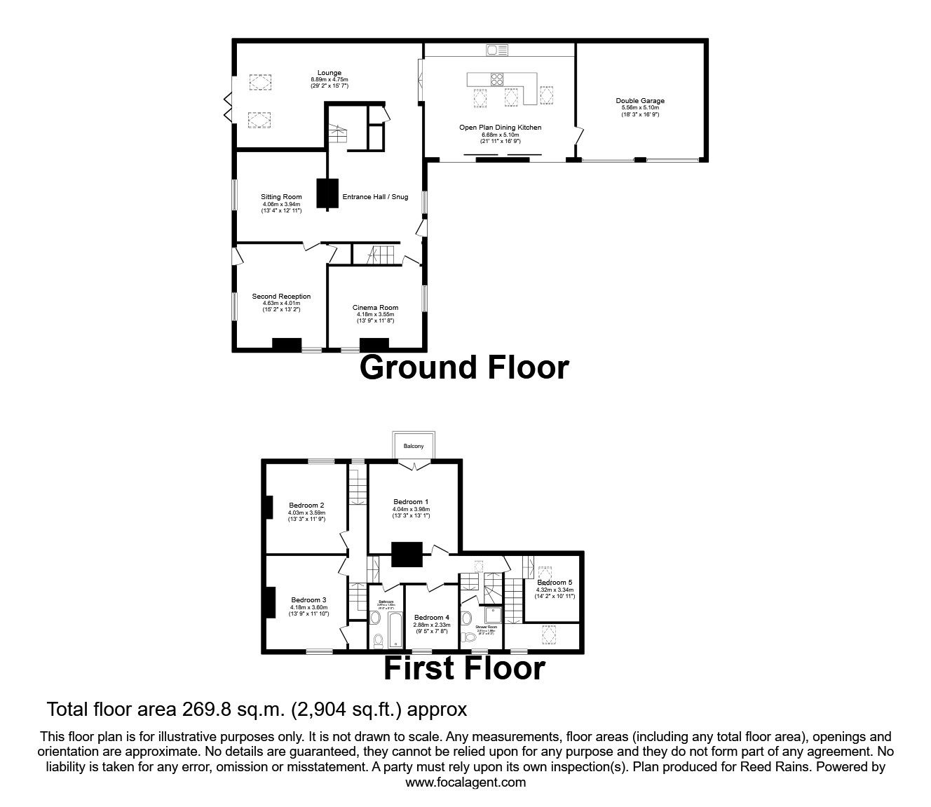 5 bed detached house for sale in Wood Lane, Castleford, West Yorkshire