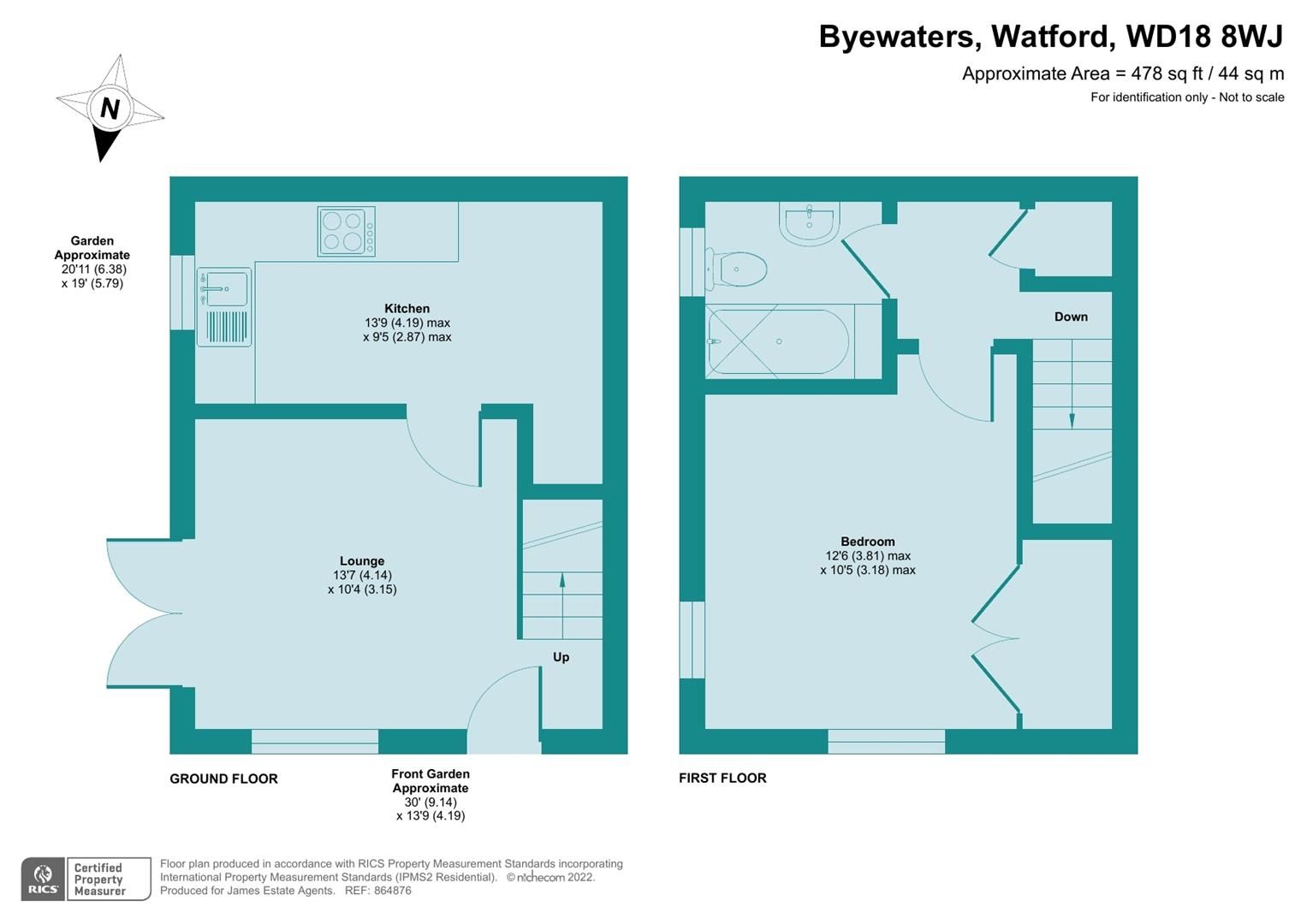 1 bed semidetached house for sale in Byewaters, Watford WD18 Zoopla