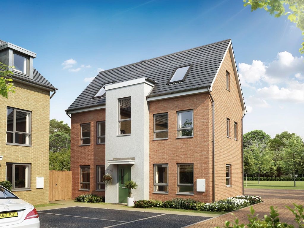 New home, 4 bed end terrace house for sale in "Hesketh" at Burney Drive