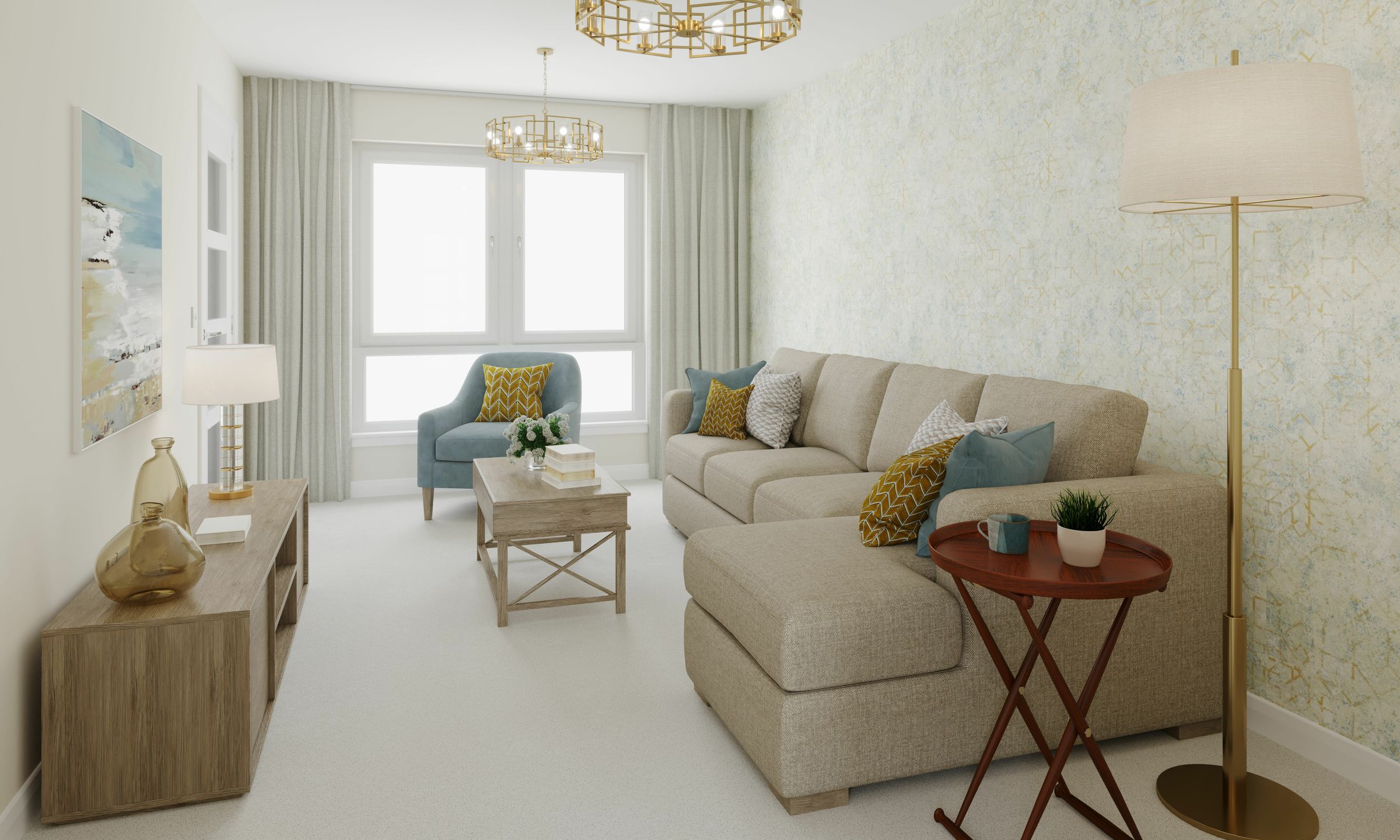 New home, 3 bed semidetached house for sale in "Elder" at Bynack More