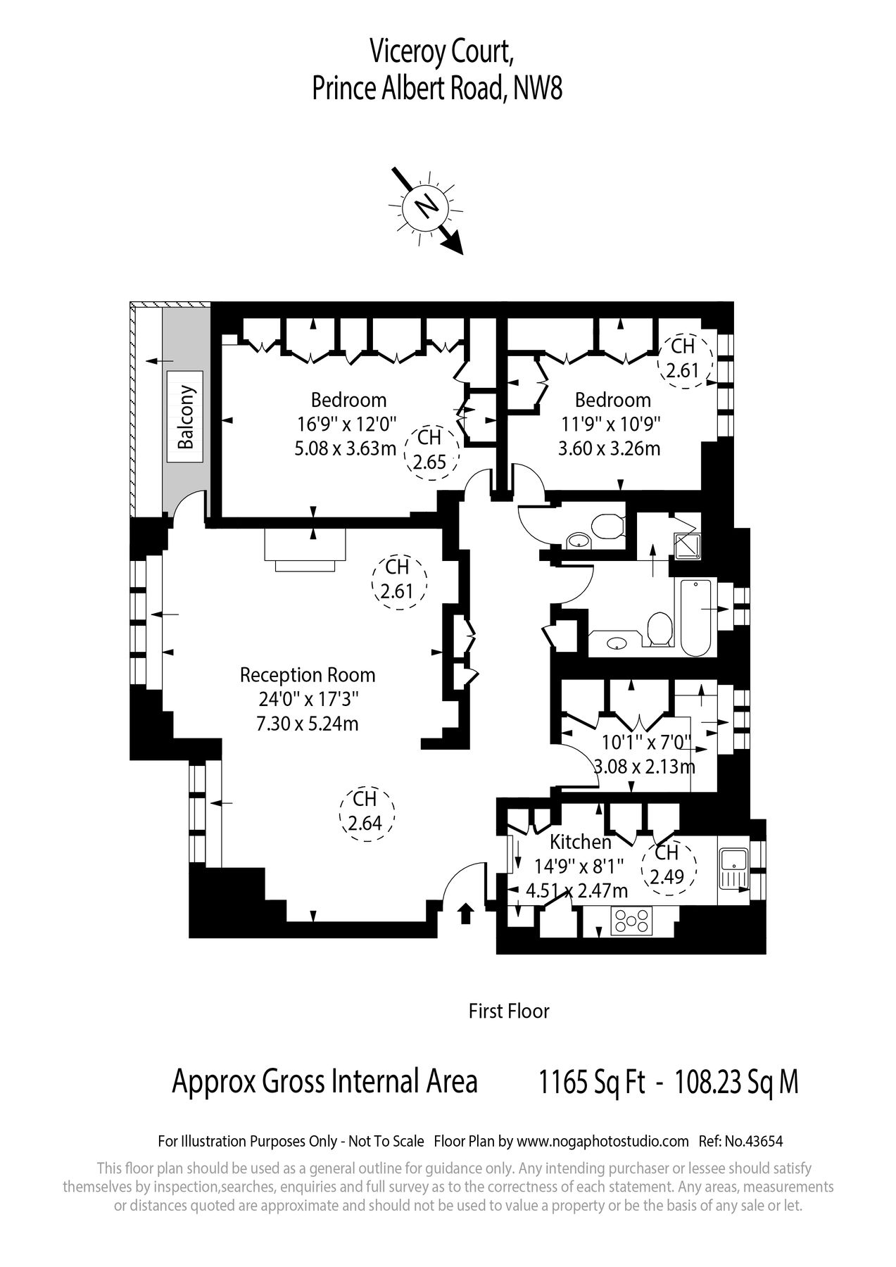 2 bed flat for sale in Viceroy Court, 5874 Prince Albert Road, St John