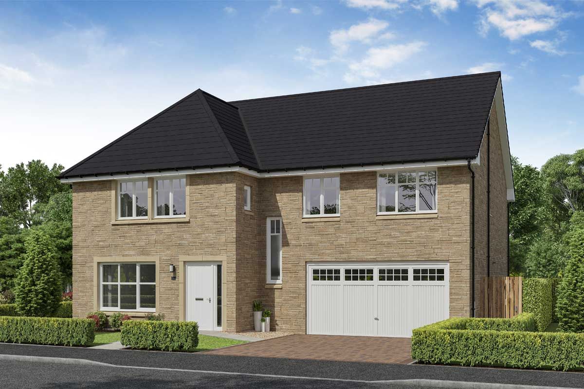 New home, 5 bed detached house for sale in "Strathearn" at Baroque