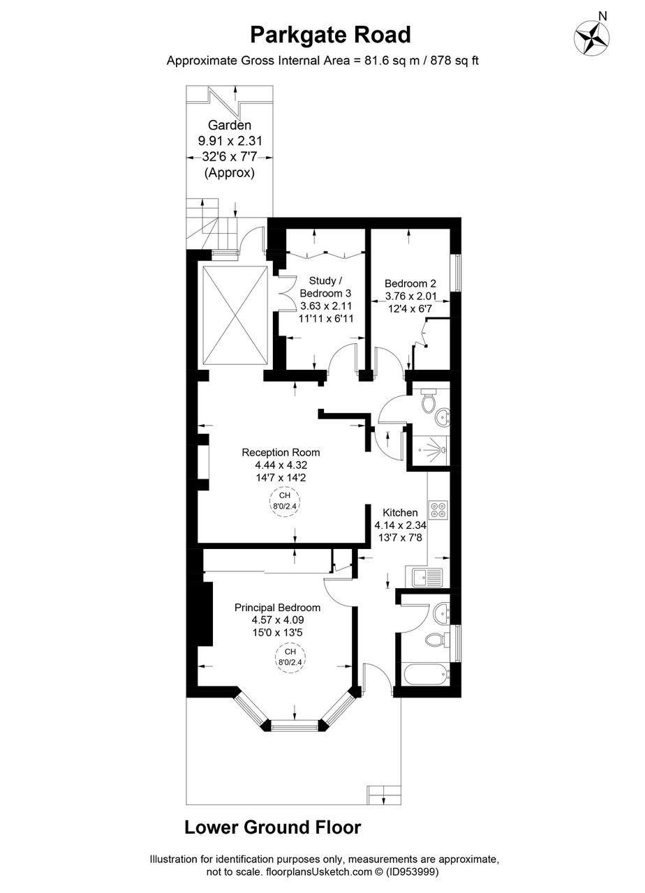 3 bed flat for sale in Parkgate Road, Battersea SW11 Zoopla