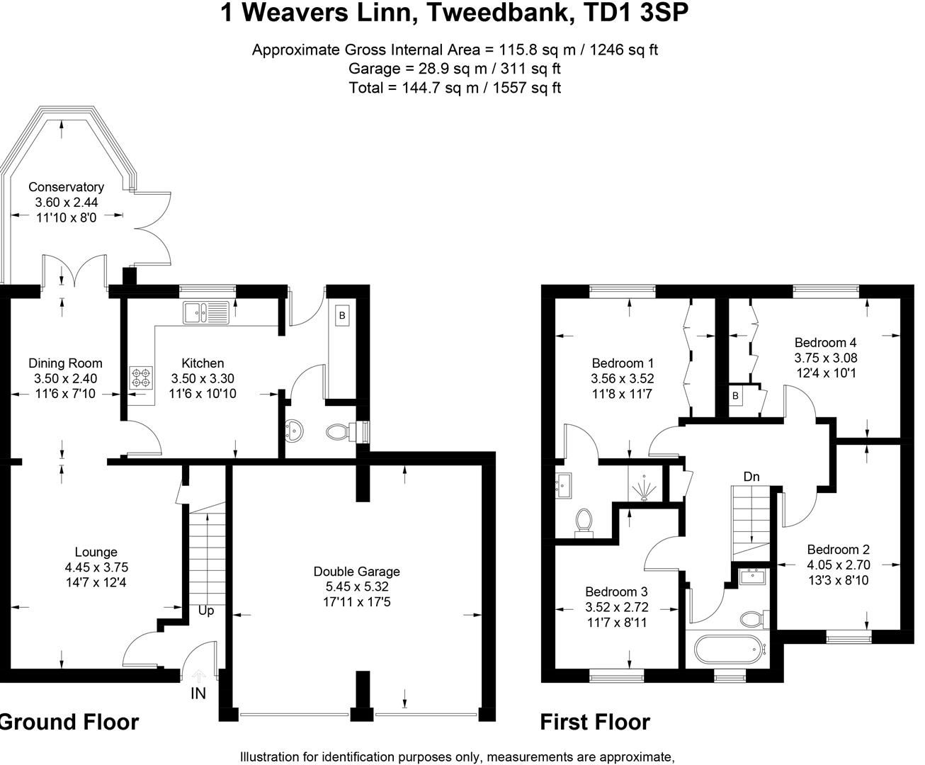 4 bed detached house for sale in 1 Weavers Linn, Tweedbank, Galashiels TD1 Zoopla