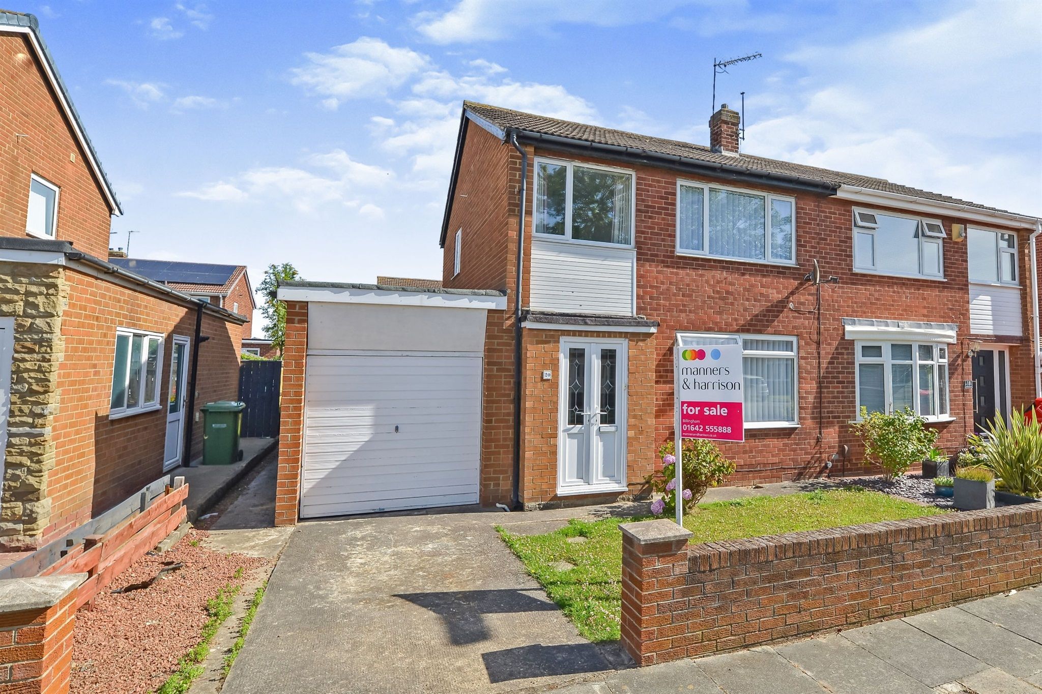3 bed semidetached house for sale in Lutton Crescent, Billingham TS22