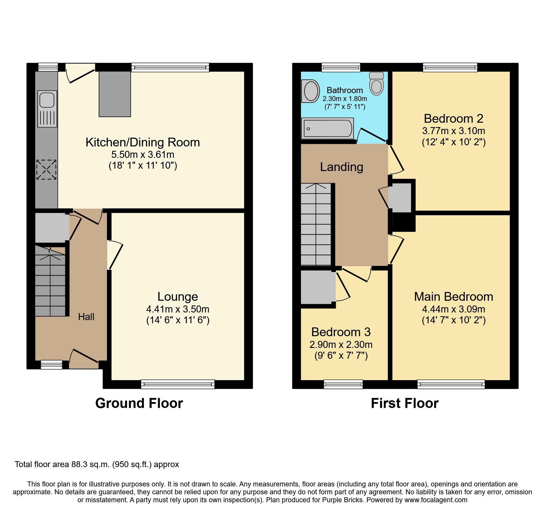 3 bed terraced house for sale in Llwyn Castan, Cardiff CF23 Zoopla
