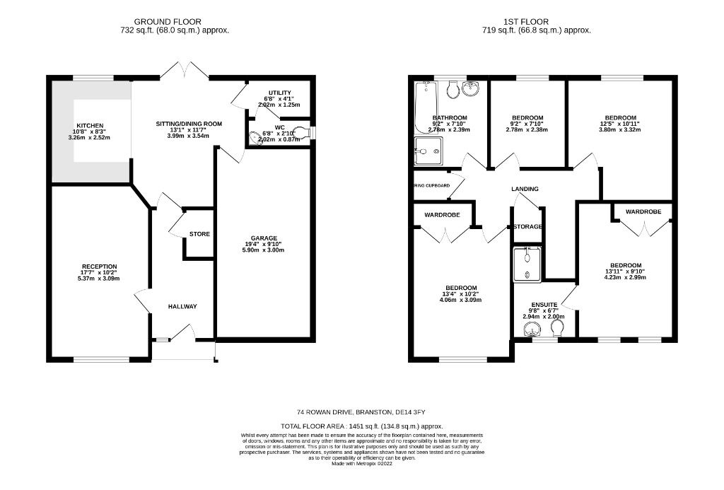 4 bed detached house for sale in Rowan Drive, Branston DE14 Zoopla
