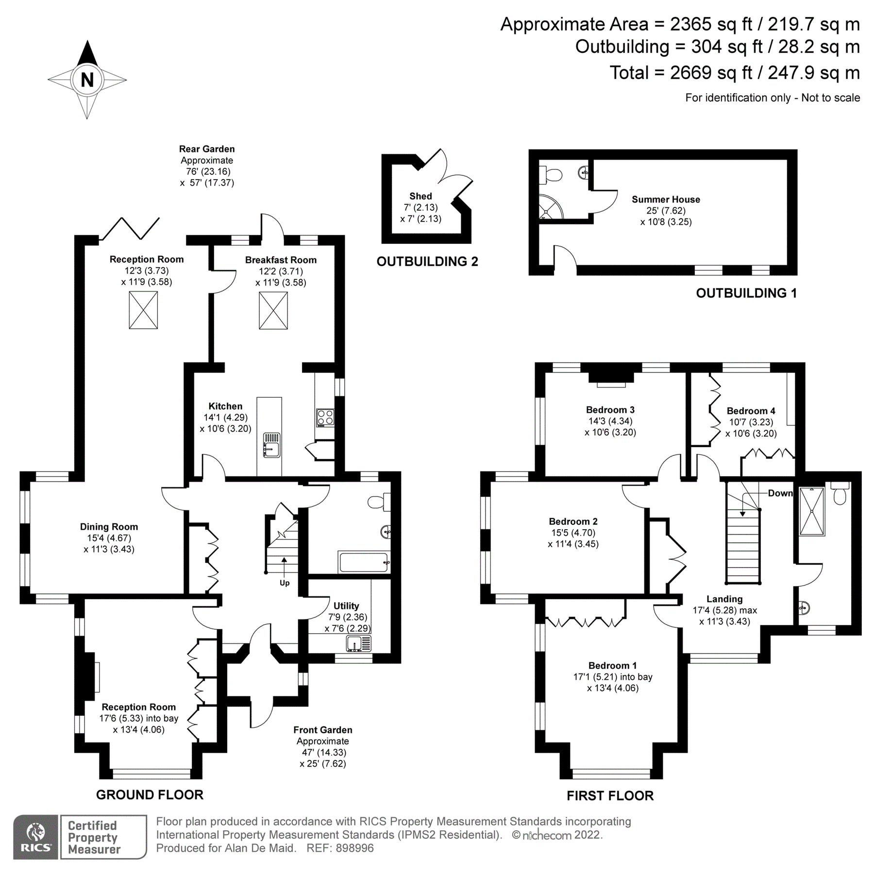 4 bed detached house for sale in Hillbrow Road, Bromley BR1 Zoopla