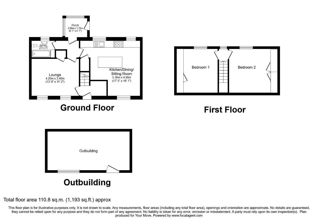 2 bed semidetached house for sale in Main Street, Dunshalt, Cupar