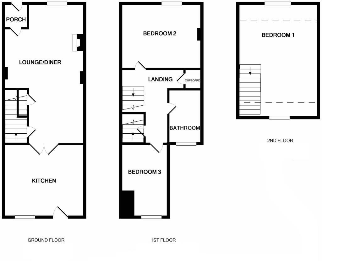 3 bed terraced house for sale in Bridge Street, Cainscross, Stroud GL5