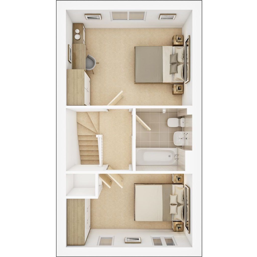 New home, 2 bed semidetached house for sale in "The Ashenford Plot 33" at Walton Road, Kirby