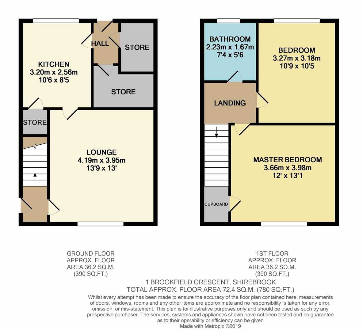 2 bed semidetached house for sale in Brookfield Crescent, Shirebrook