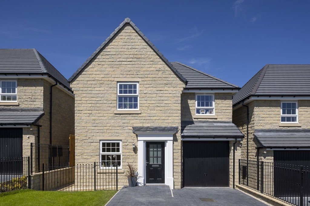 New home, 3 bed detached house for sale in "Abbeydale" at Scotgate Road, Honley, Holmfirth HD9