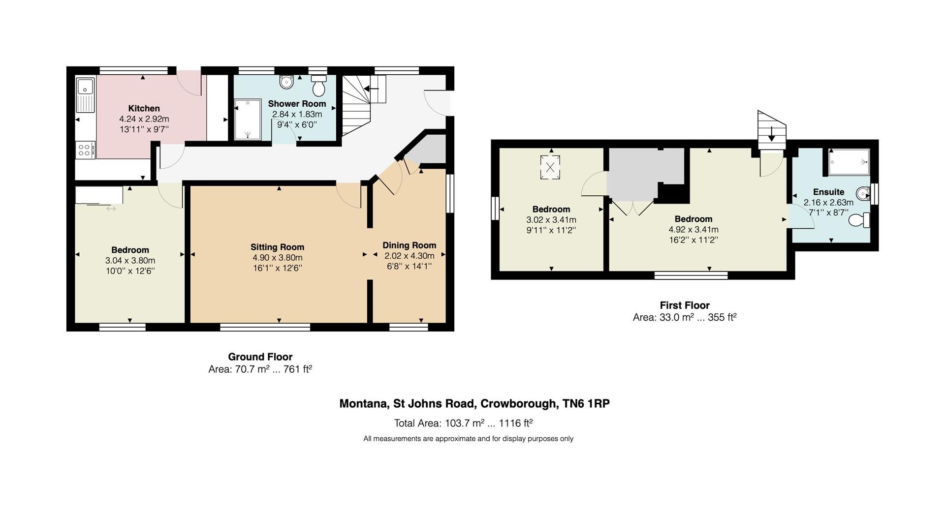 3 bed property for sale in St. Johns Road, St. Johns, Crowborough TN6
