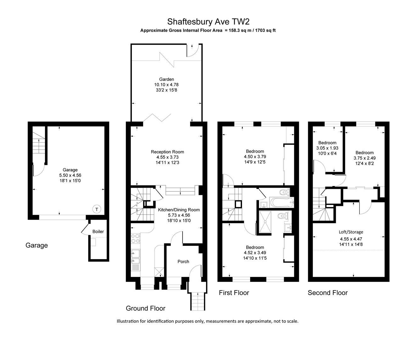 4 bed terraced house for sale in Shaftesbury Way, Twickenham TW2 Zoopla