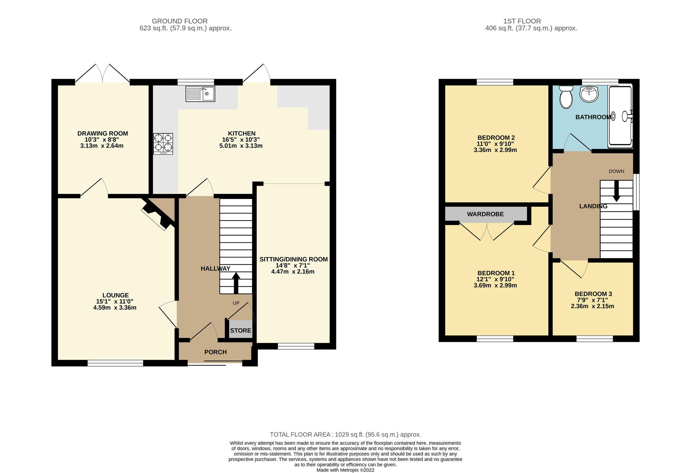 3 bed semidetached house for sale in Freemans Way, East Goscote