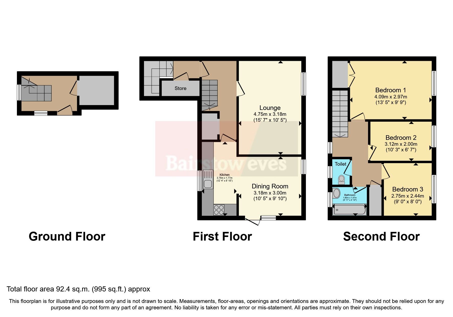 3 bed end terrace house for sale in Barnstock, Bretton, Peterborough