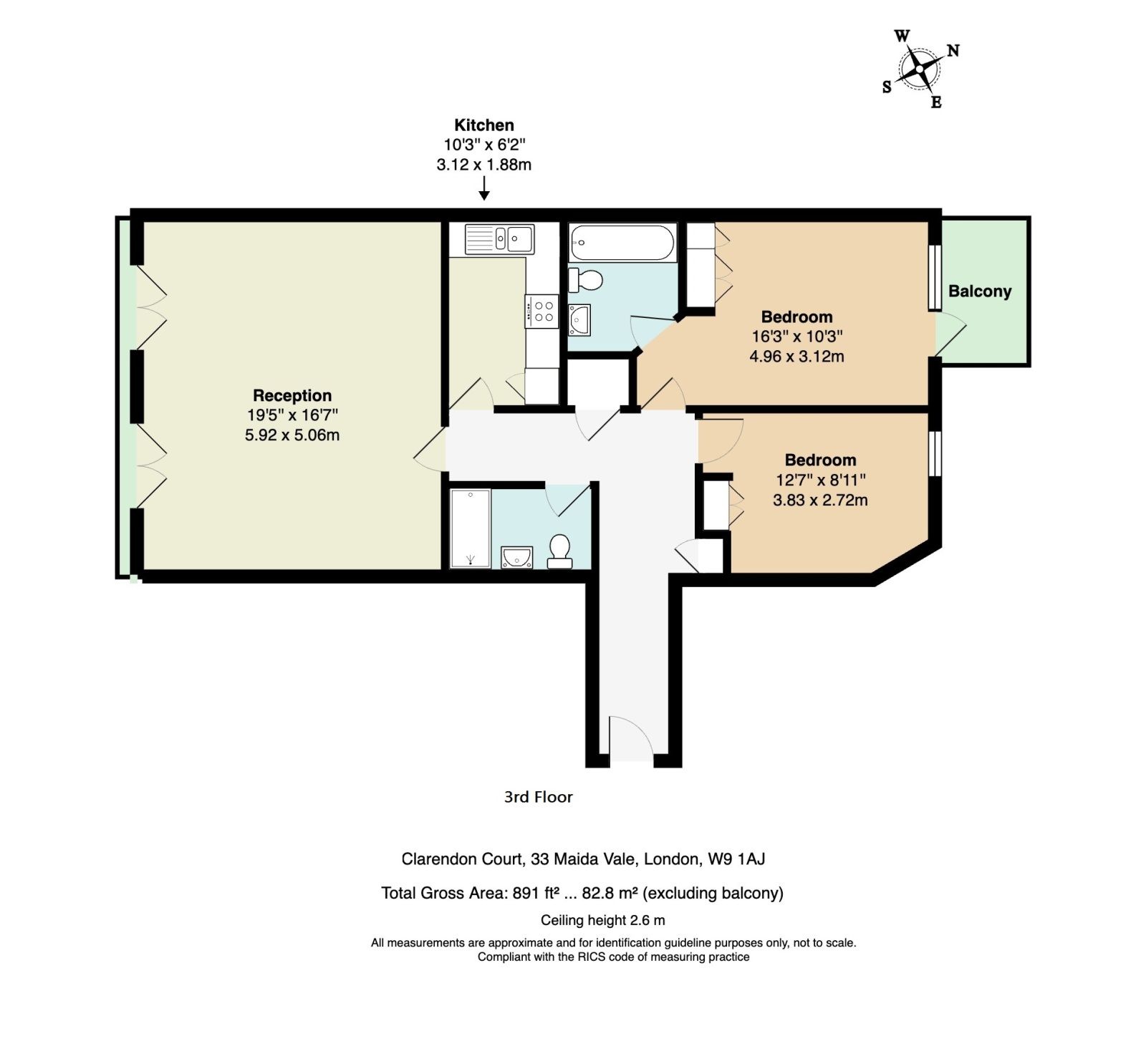 2 bed flat for sale in Clarendon Court, 33 Maida Vale, London W9 Zoopla