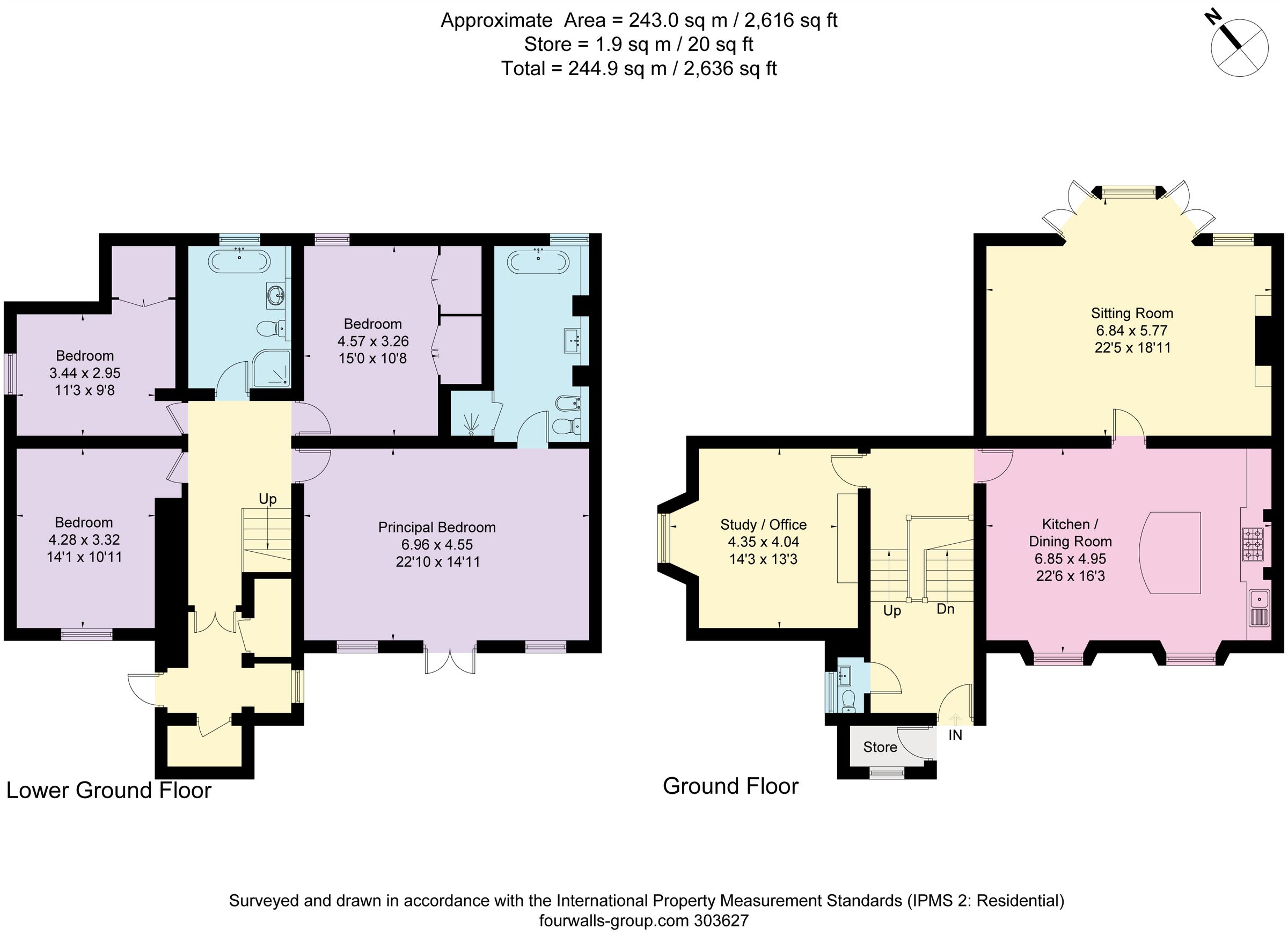 4 bed flat for sale in Pountney Gardens, Belle Vue Road, Shrewsbury