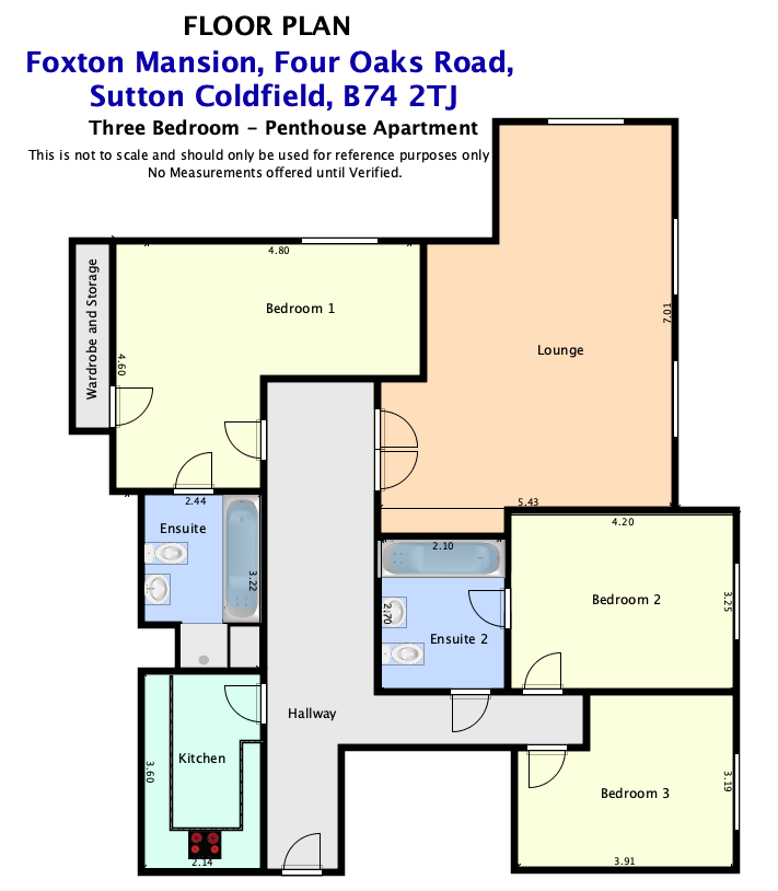 3 bed flat to rent in Apartment 5, Foxton Mansion, 24 Four Oaks Road, Sutton Coldfield B74 Zoopla