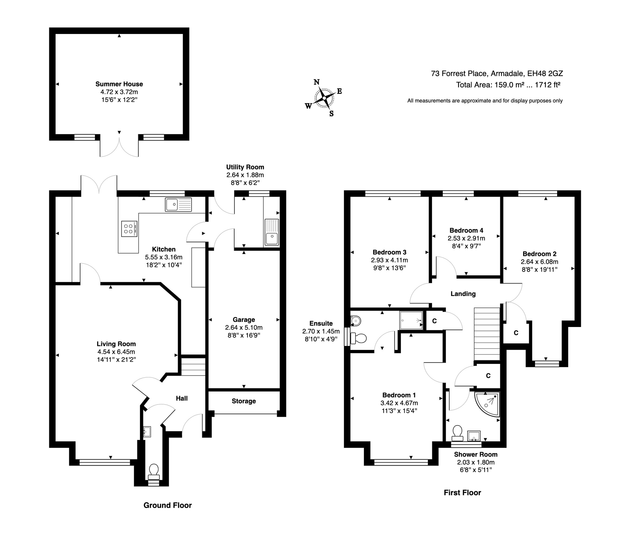 4 bed detached house for sale in Forrest Place, Armadale, Bathgate EH48