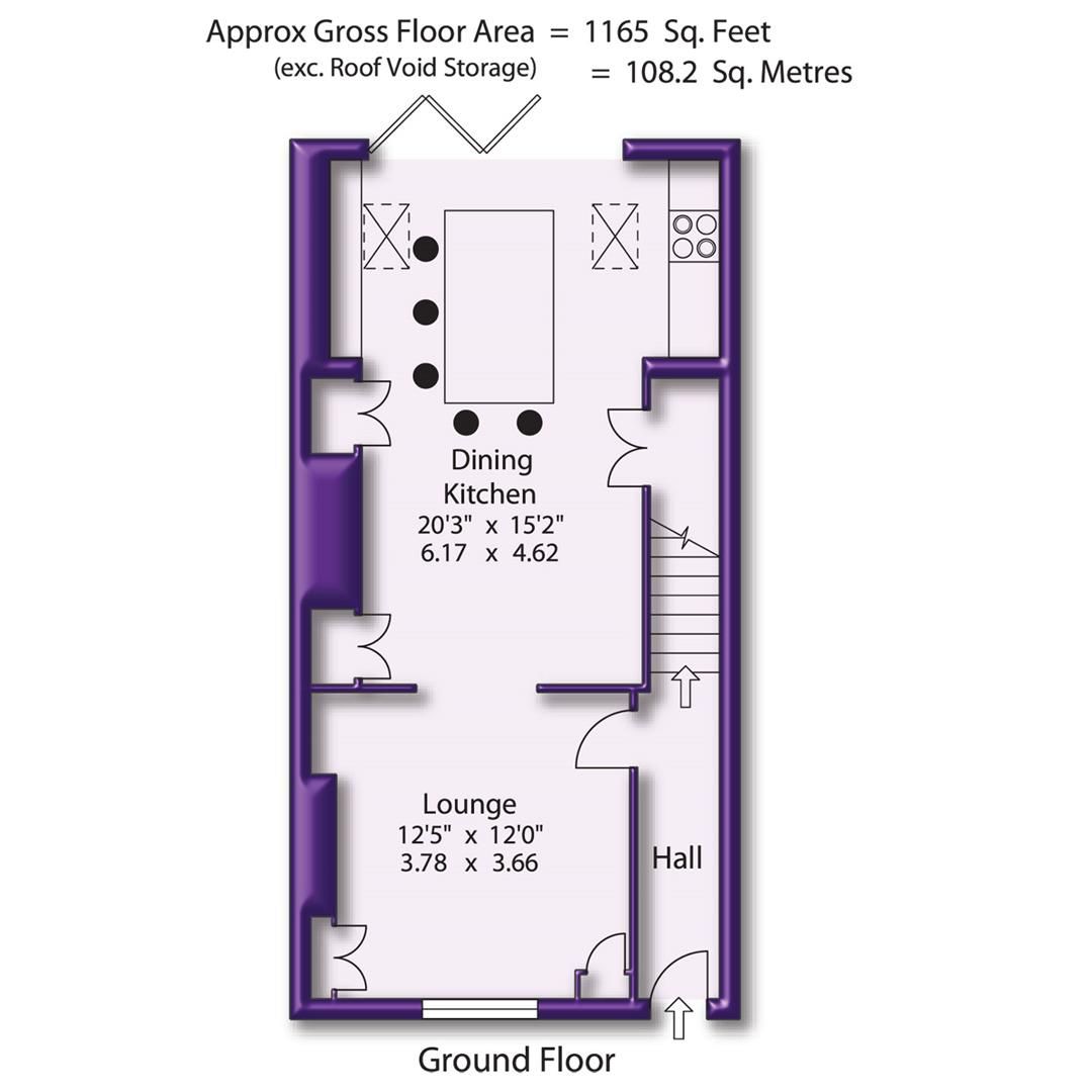 3 bed terraced house for sale in Brunswick Road, Altrincham WA14 Zoopla