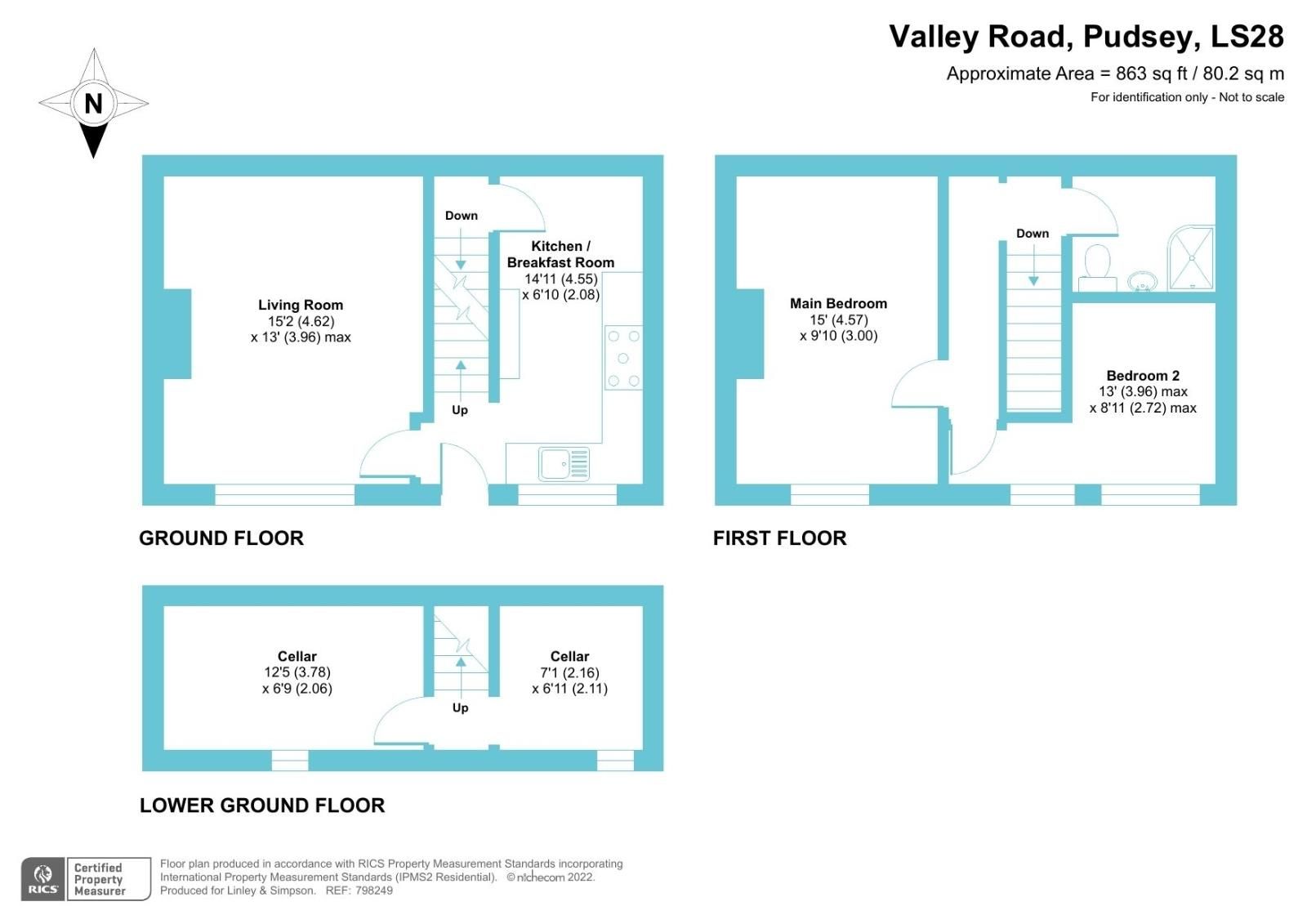 2 bed end terrace house for sale in Valley Road, Pudsey, West Yorkshire