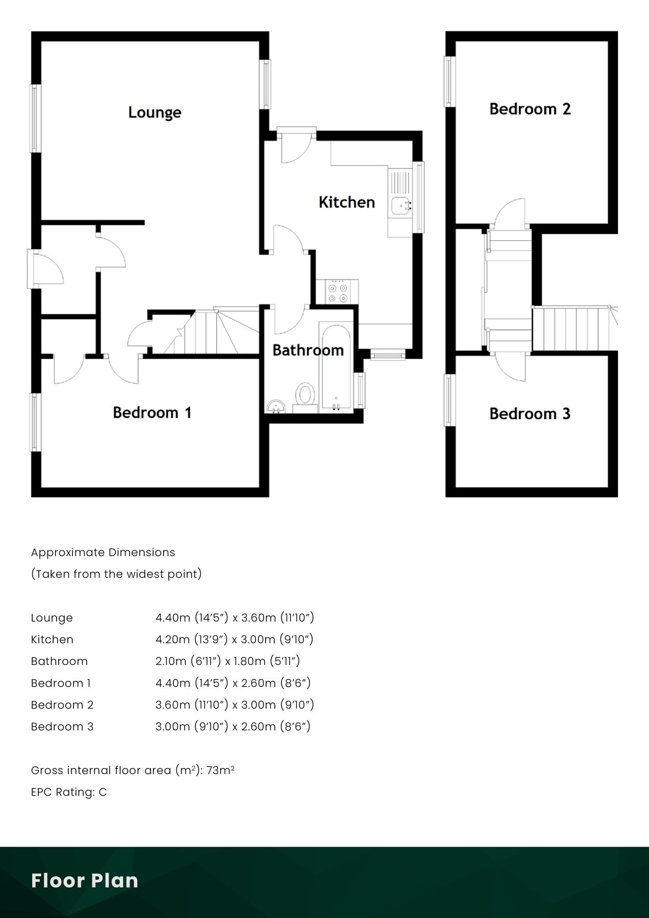3 bed semidetached house for sale in North Street, Kettlebridge, Cupar