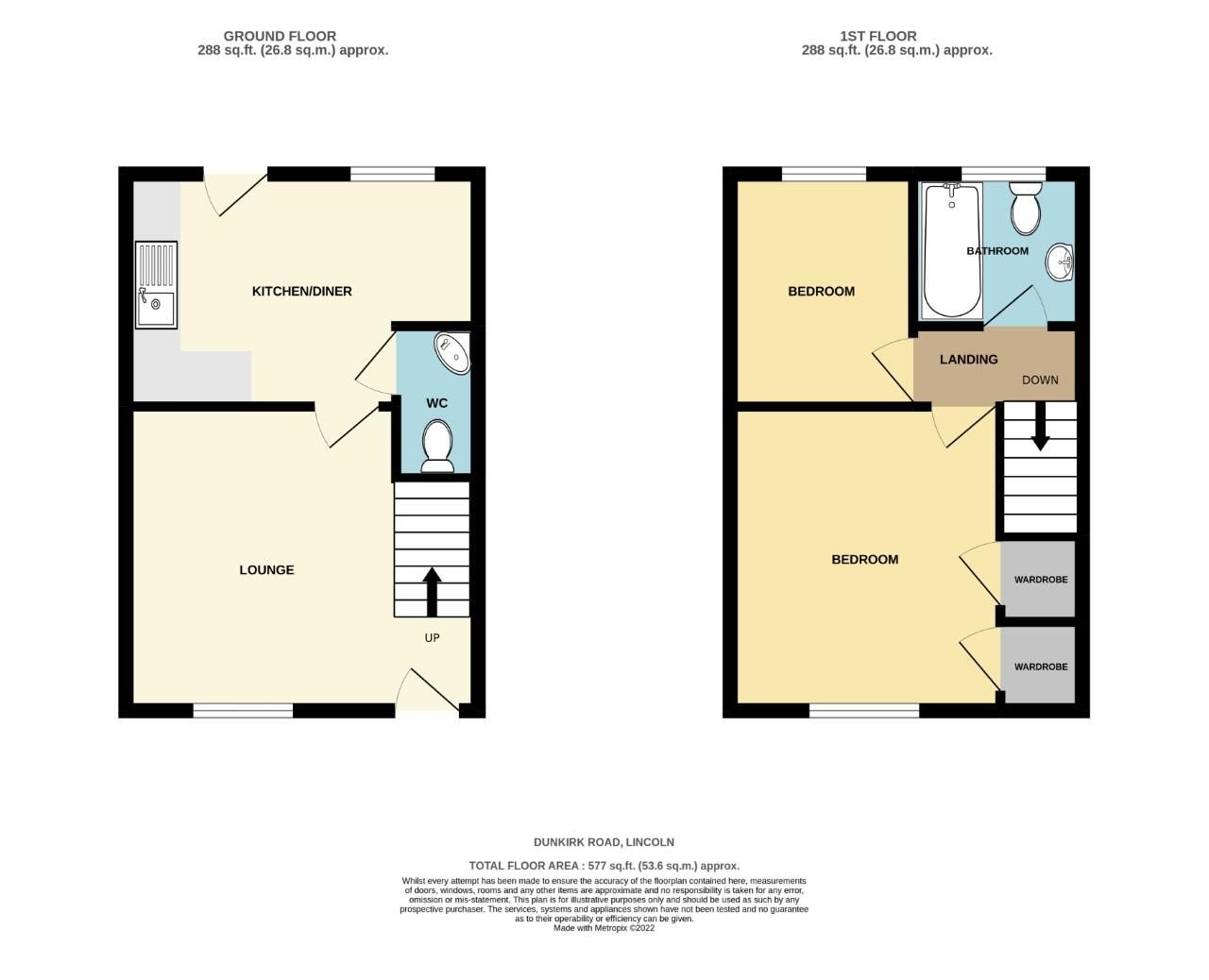 2 bed town house for sale in Dunkirk Road, Lincoln LN1 Zoopla