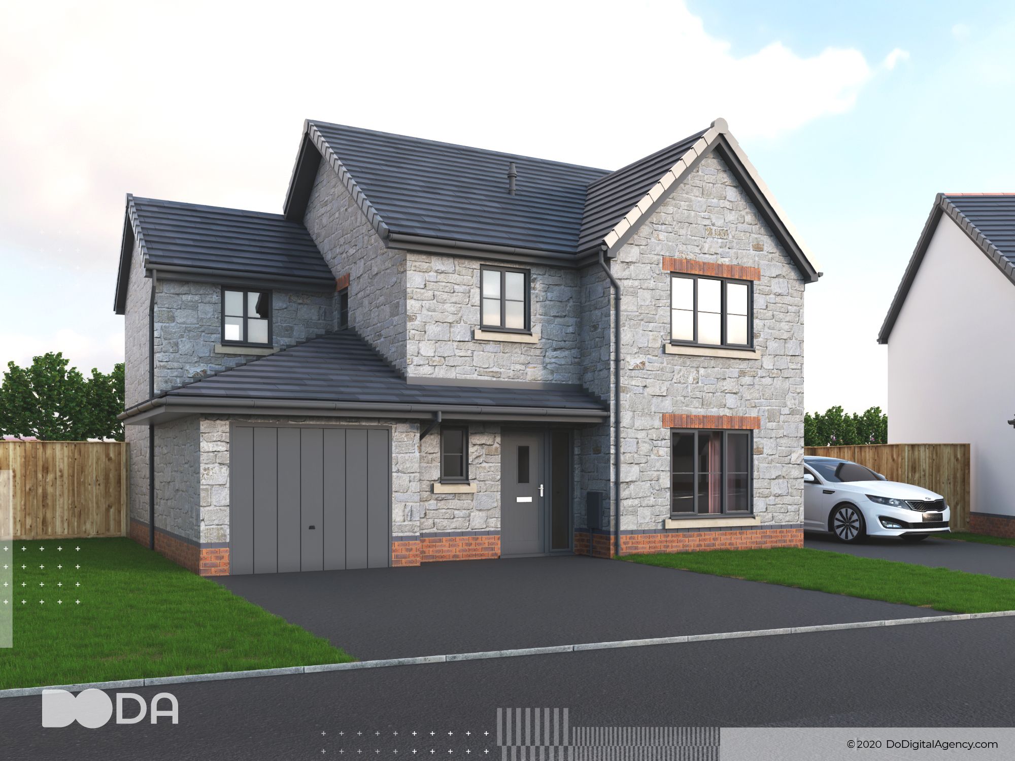 New home, 4 bed detached house for sale in Off Maesteg Road, Tondu CF32