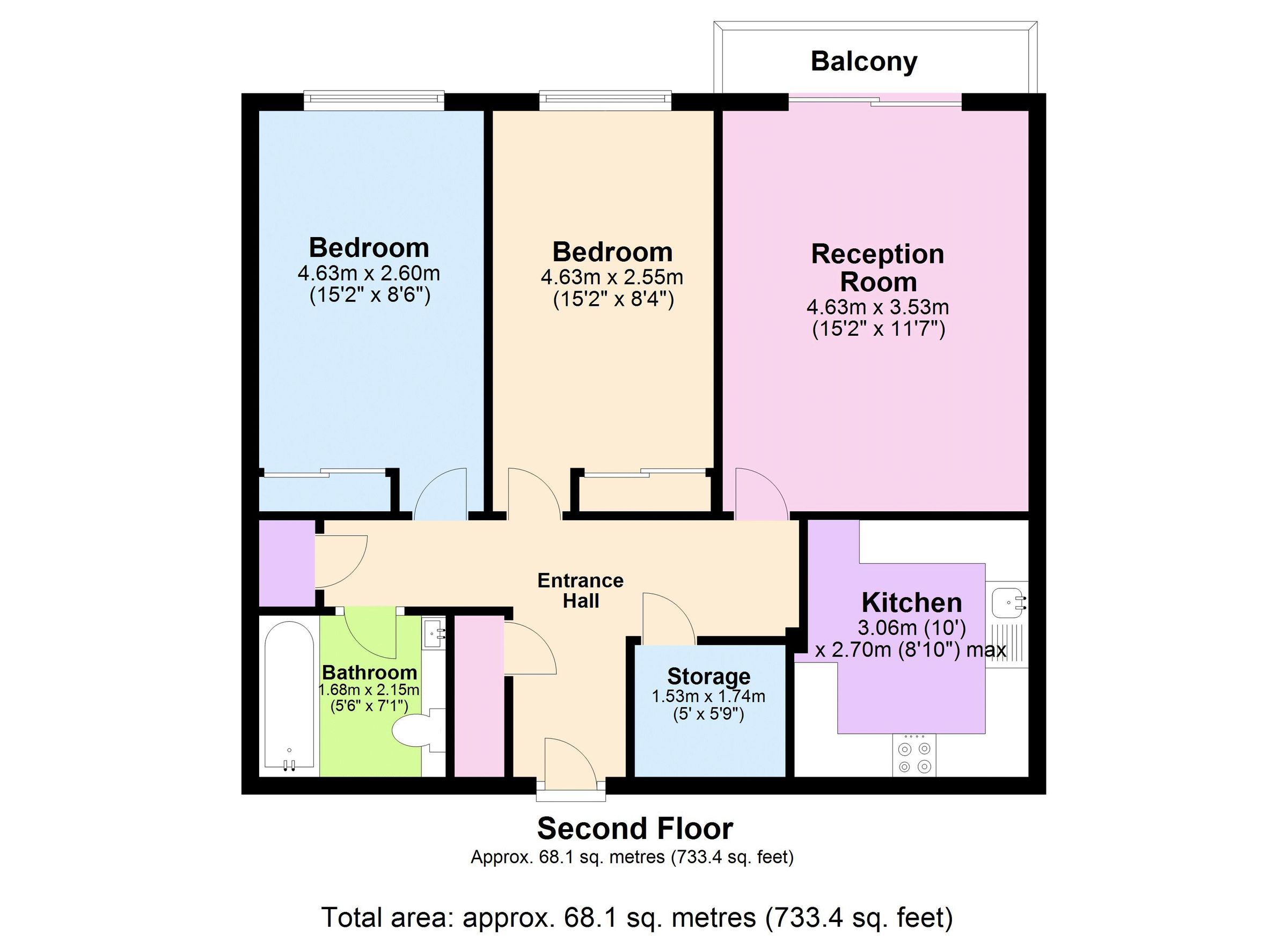 2 bed flat for sale in Elmgrove Road, HarrowOnTheHill, Harrow HA1