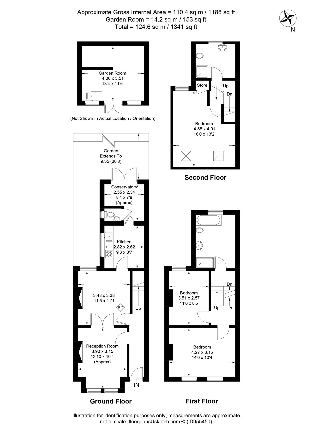 3 bed terraced house for sale in Evesham Road, London N11 Zoopla