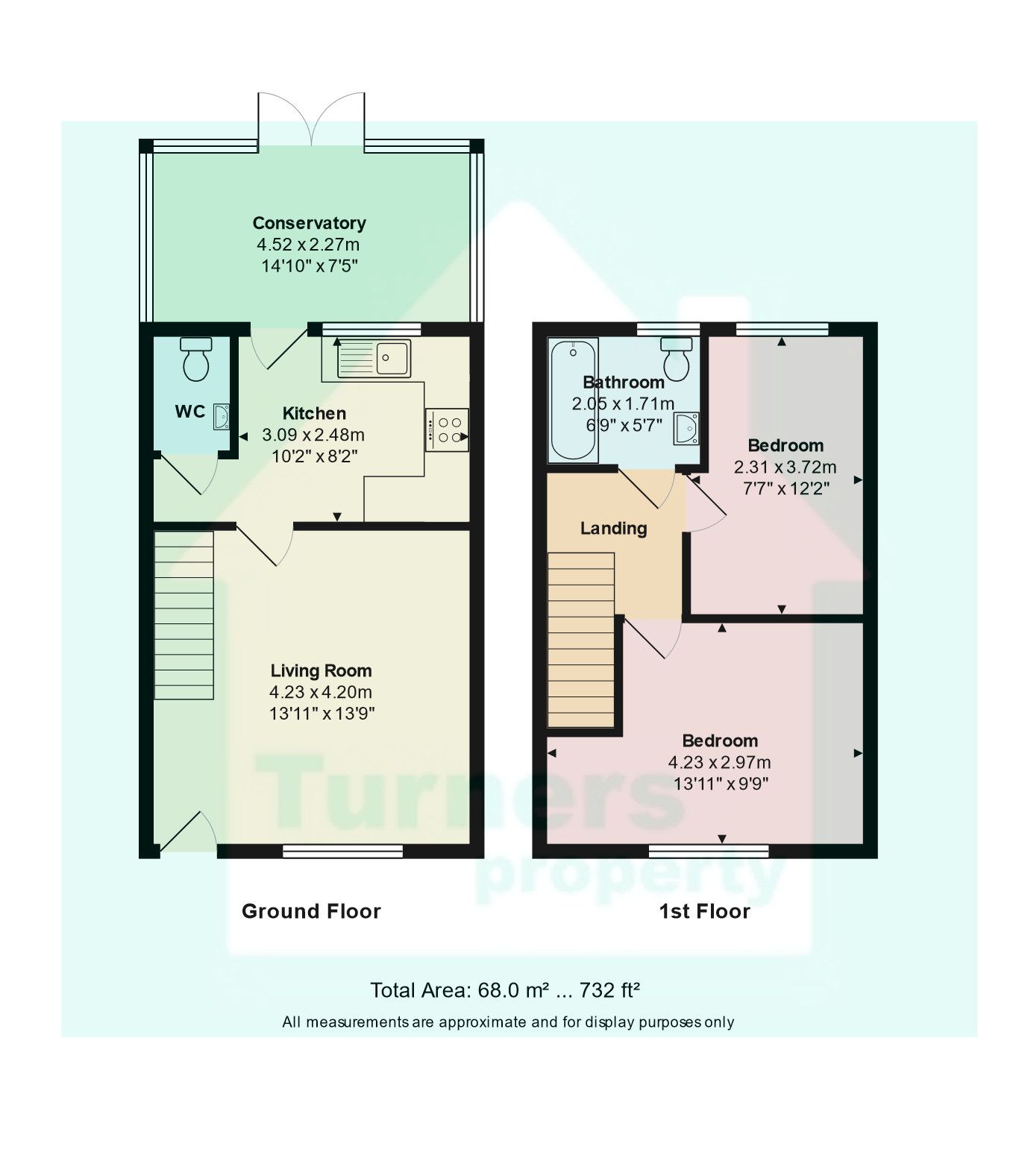2 bed end terrace house to rent in Hercules Road, Hamworthy, Poole