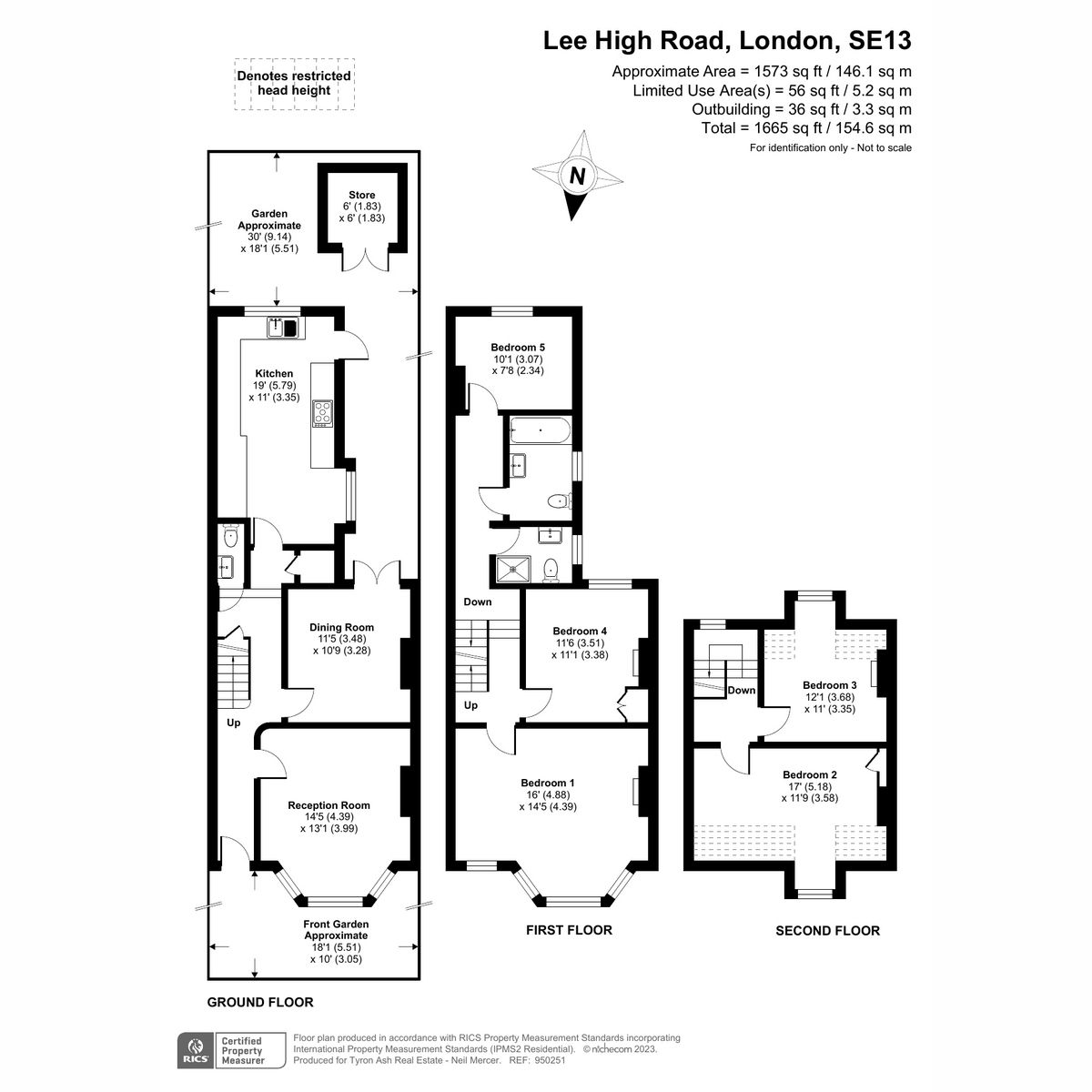 5 bed terraced house for sale in Lee High Road, London SE13 Zoopla
