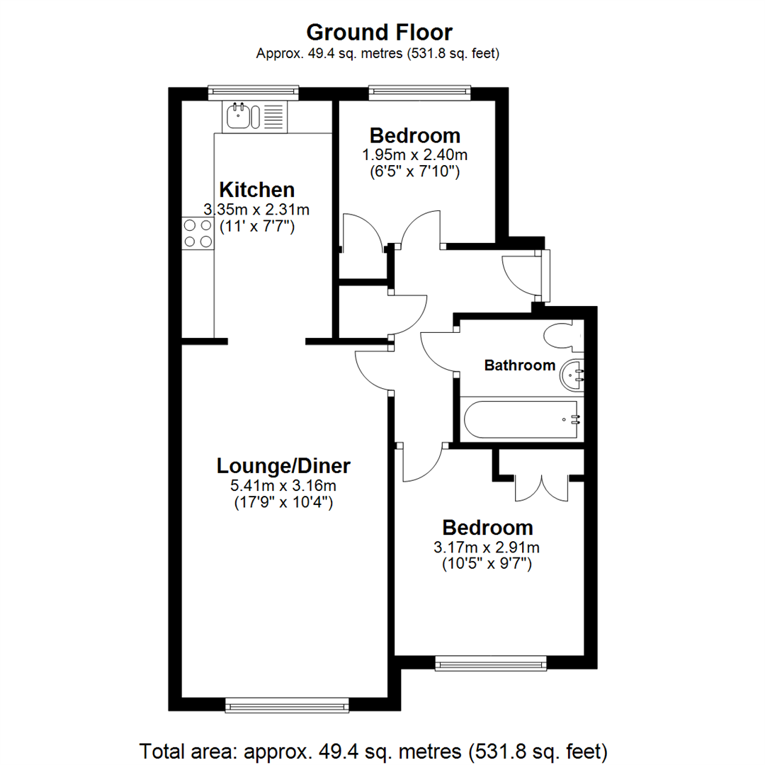 2 bed flat for sale in Borough Way, Nuneaton CV11 Zoopla