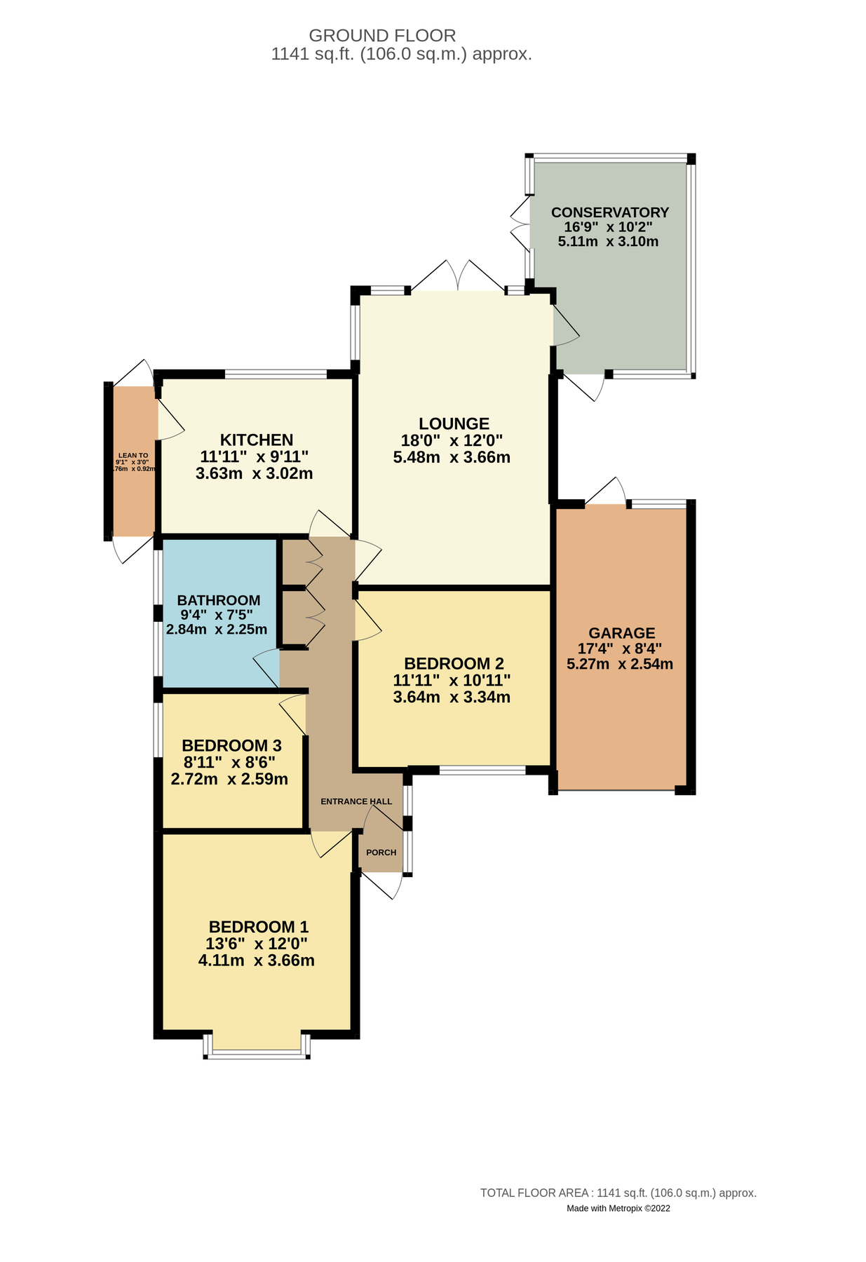 3 bed bungalow for sale in Keymer Crescent, GoringBySea, Worthing